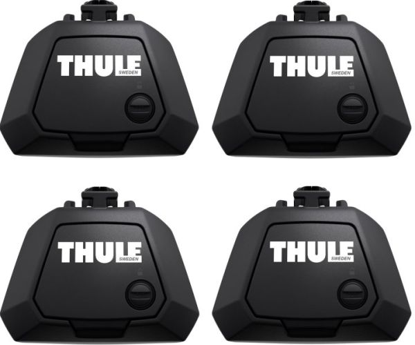 Thule Evo Raised Rail Fuß – 710410 – für Fahrzeuge 4er-Pack schwarz mieten