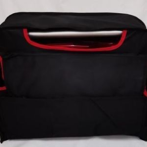 Tasche für Träger F14, hochwertige Eigenmarke, mit roter Kettelung mieten