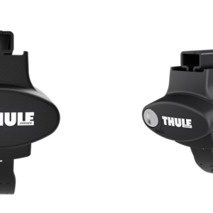 Thule oversize railfoot  – 710800  – für Fahrzeuge 4er-Pack schwarz mieten